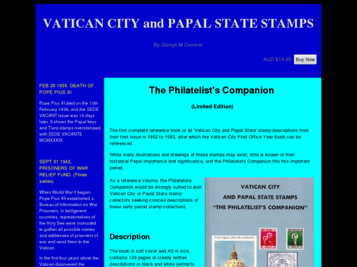 www.papalstamps.com