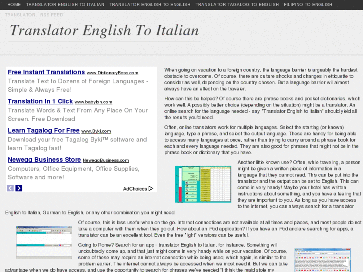 www.translatorenglishtoitalian.com