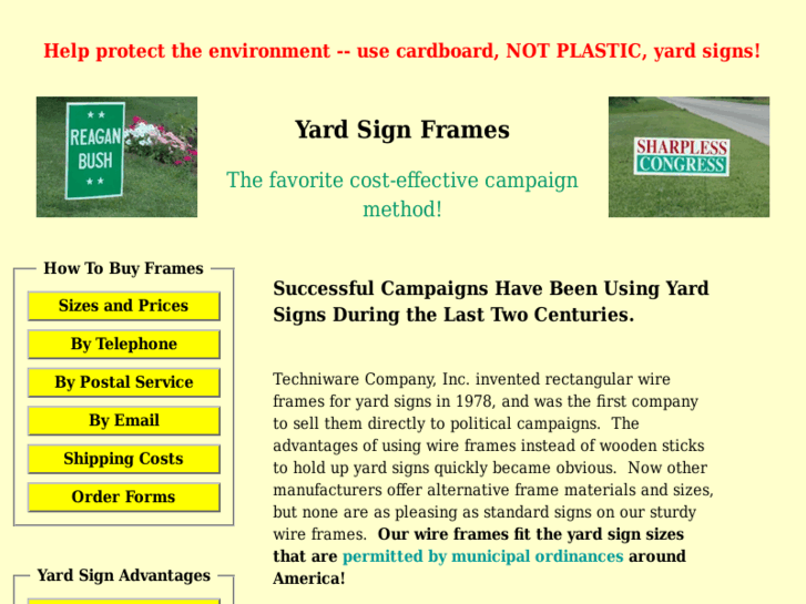 www.yardsignframes.com