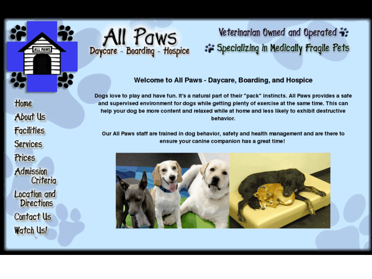 www.allpawsdogdaycare.com