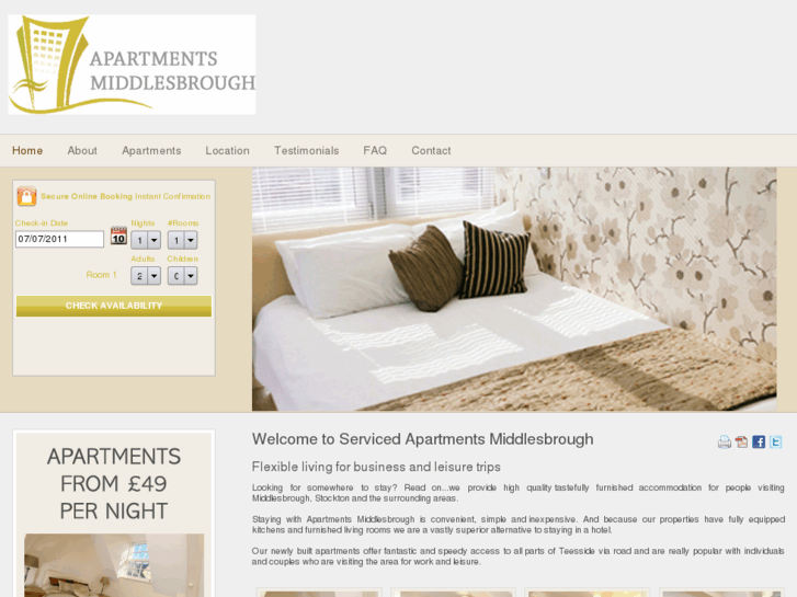 www.apartments-middlesbrough.com