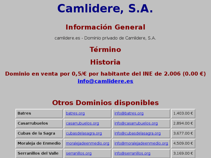 www.camlidere.es