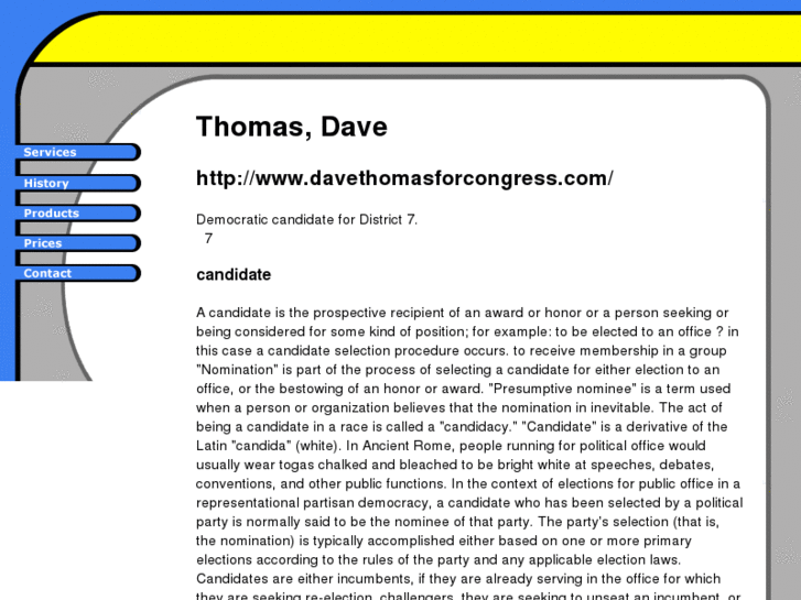 www.davethomasforcongress.com