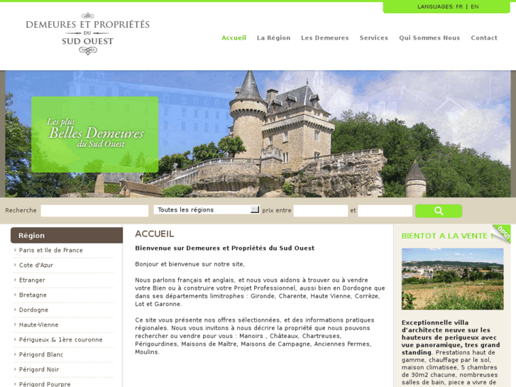 www.demeuresproprietessudouest.com