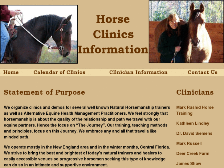 www.horseclinics.info