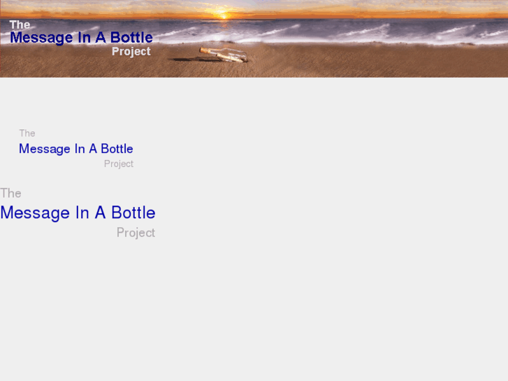 www.message-in-a-bottle-project.com