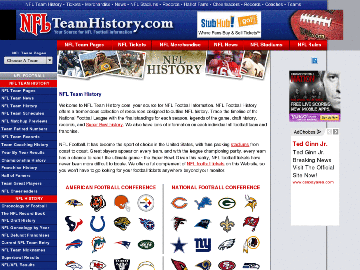 www.nflteamhistory.com