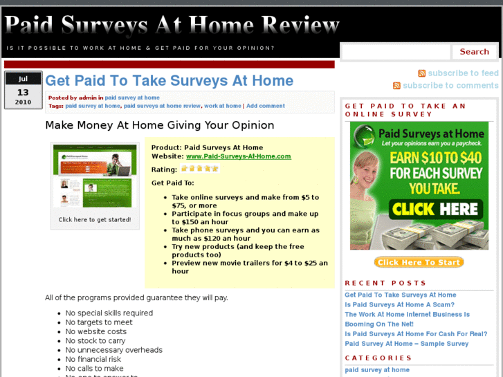 www.paidsurveysathomereview.net