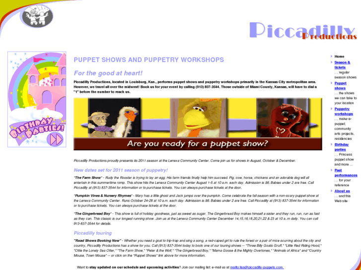 www.piccadilly-puppets.com