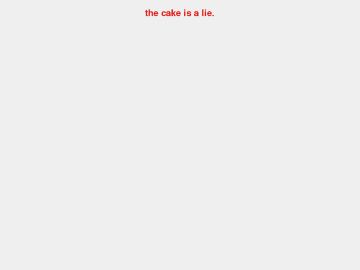 www.thecakeisalie.com