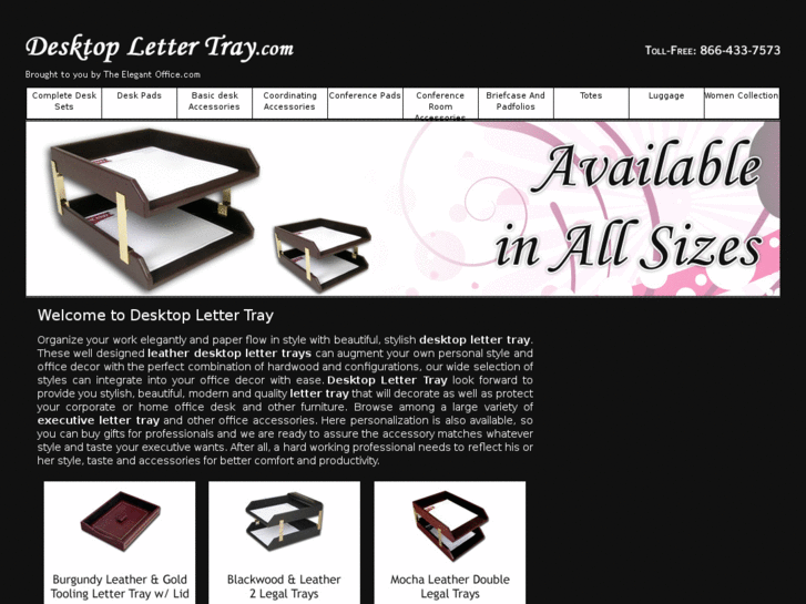 www.desktoplettertray.com