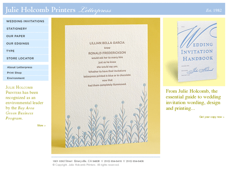 www.julieholcombprinters.com