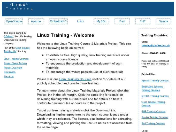 www.linux-training.co.uk