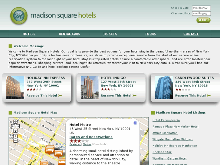 www.madisonsquarehotels.com