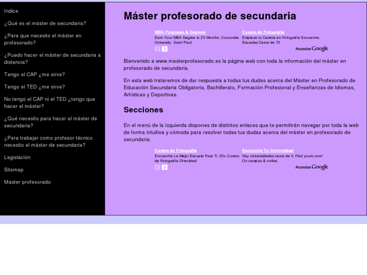 www.masterprofesorado.es