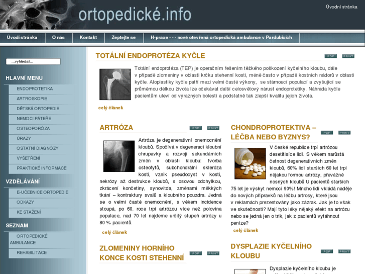 www.ortopedicke.info