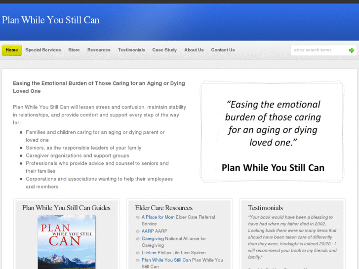 www.planwhileyoustillcan.com