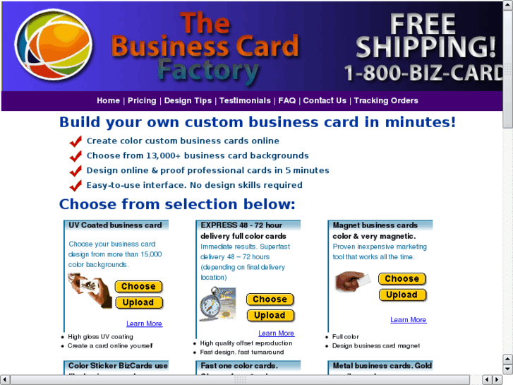 www.thebusinesscardfactory.com