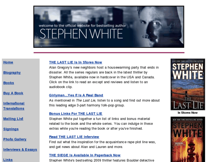 www.authorstephenwhite.com