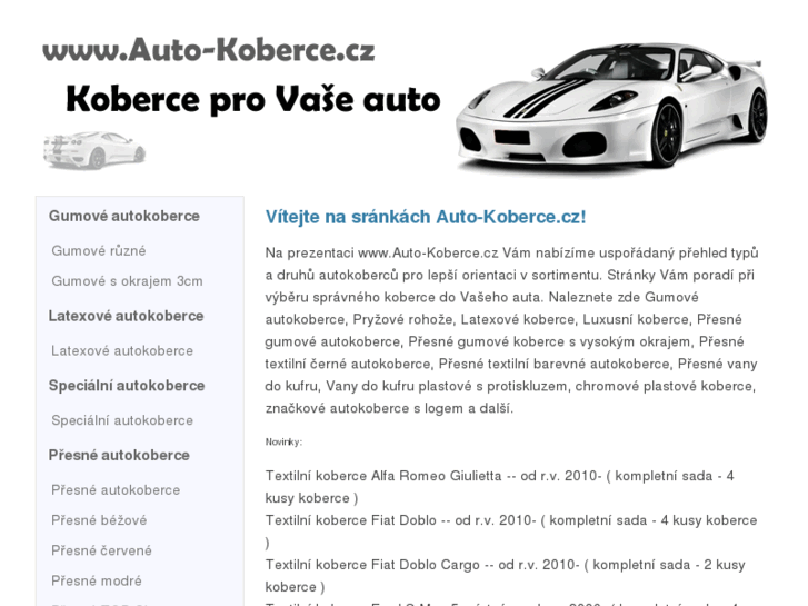 www.auto-koberce.cz
