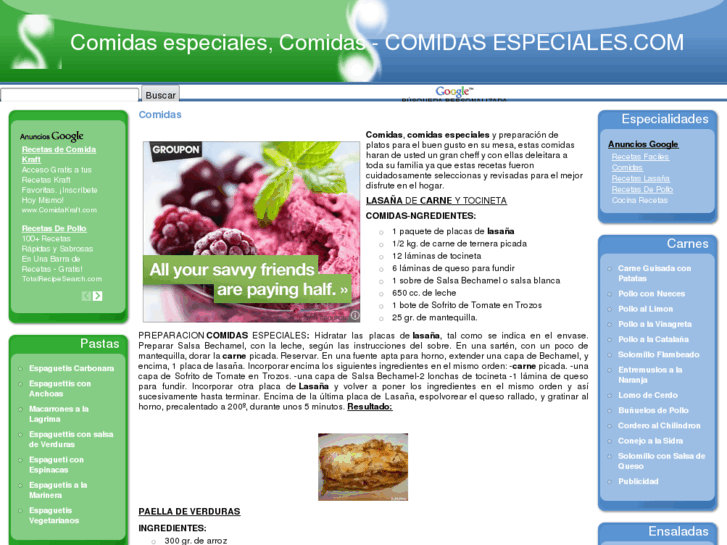 www.comidasespeciales.com