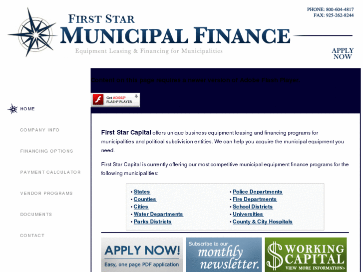 www.firststarmunicipalfinance.com