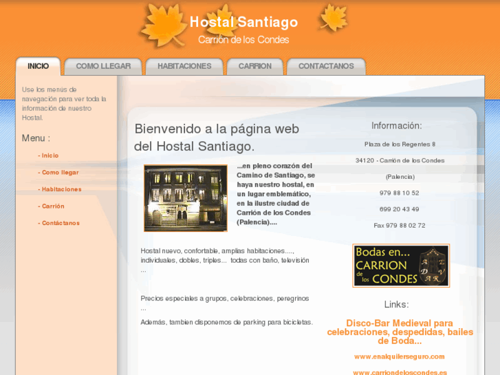 www.hostalsantiago.es