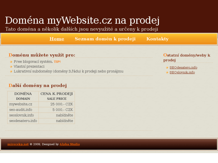 www.mywebsite.cz