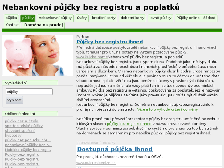 www.nebankovnipujckybezregistru.info