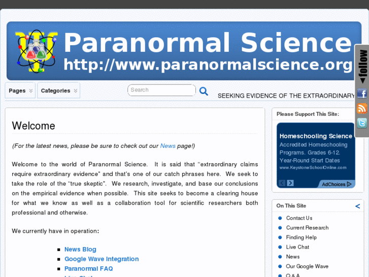 www.paranormalscience.org