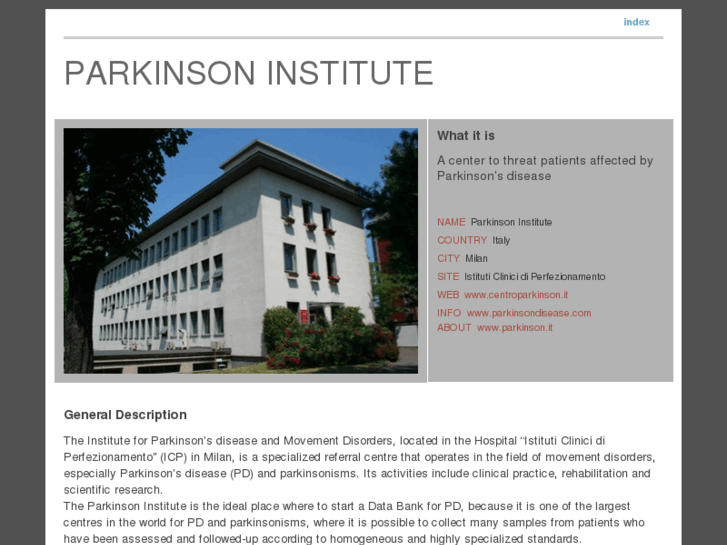 www.parkinsoninstitute.com