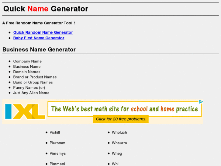 www.quick-name-generator.com