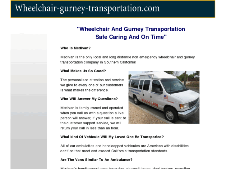 www.wheelchair-gurney-transportation.com