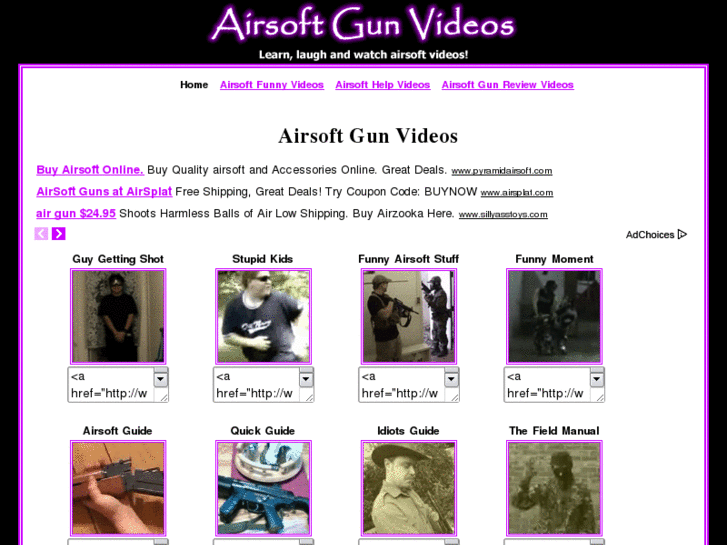 www.airsoftgunvideos.info