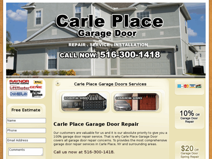 www.carleplacegaragedoor.com