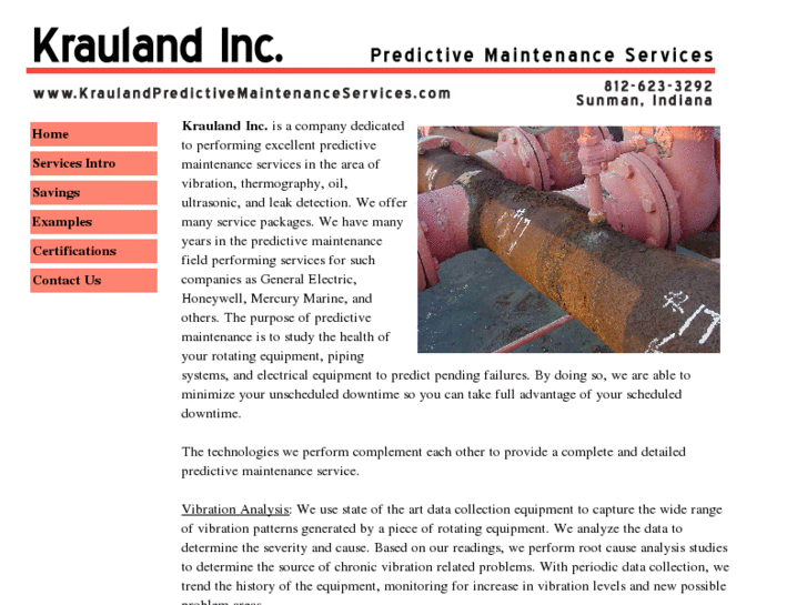 www.kraulandpredictivemaintenanceservices.com