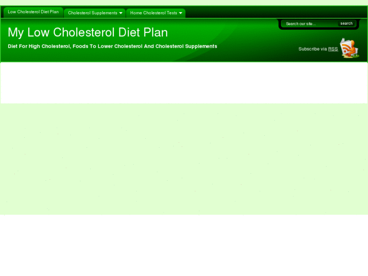 www.mylowcholesteroldietplan.com