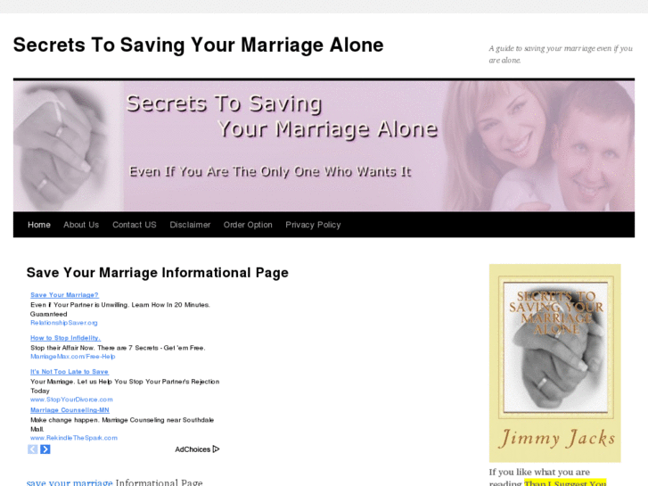 www.savingyourmarriagealone.com