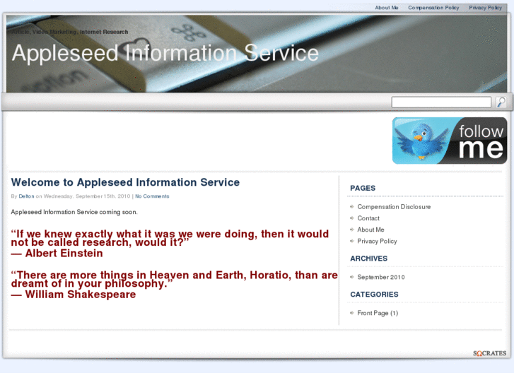 www.appleseedinformationservice.com