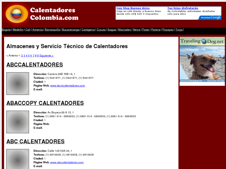 www.calentadorescolombia.com