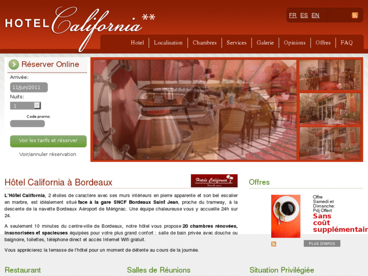 www.hotelcalifornia-bordeaux.com