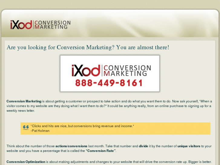 www.ixodconversionmarketing.org