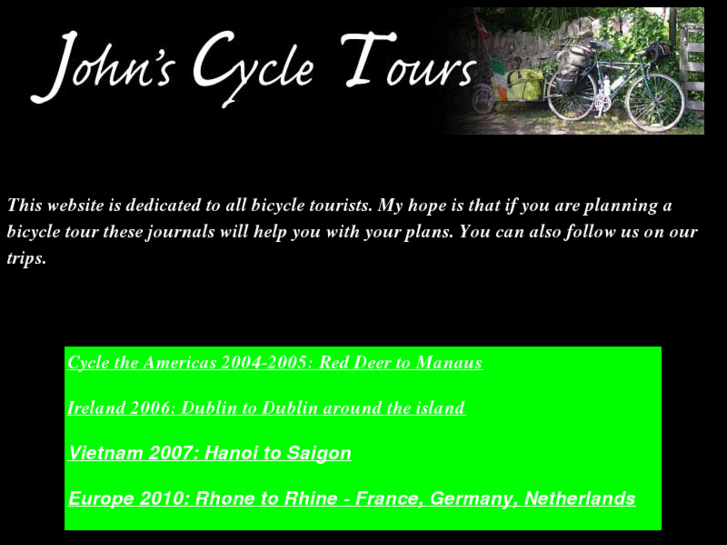 www.johnscycletours.com