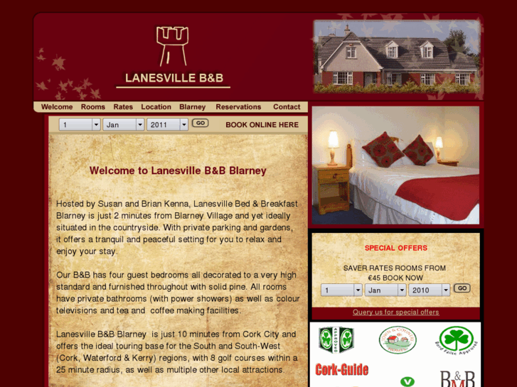 www.lanesvillebandb.com