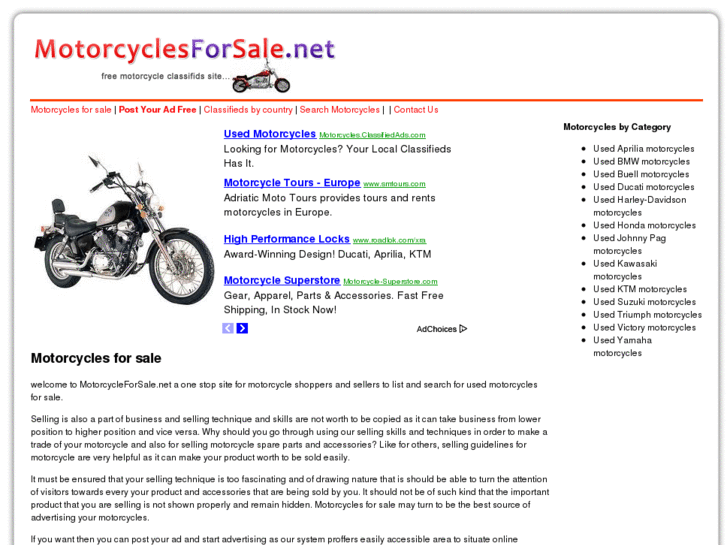 www.motorcyclesforsale.net