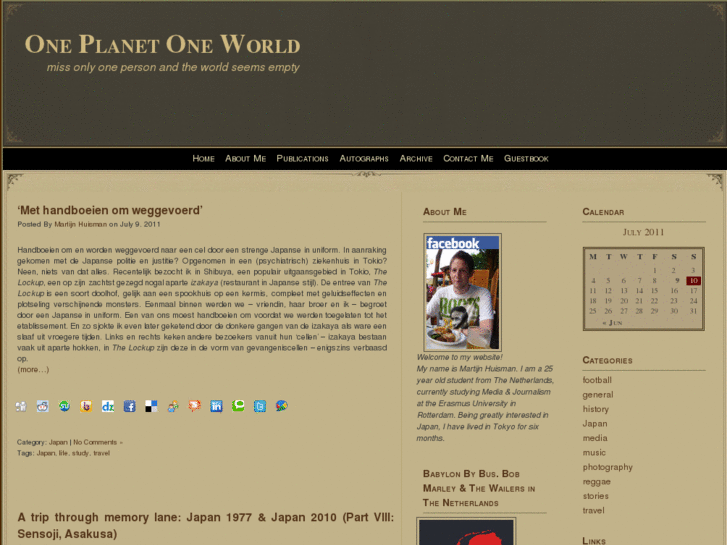 www.oneplanetoneworld.info