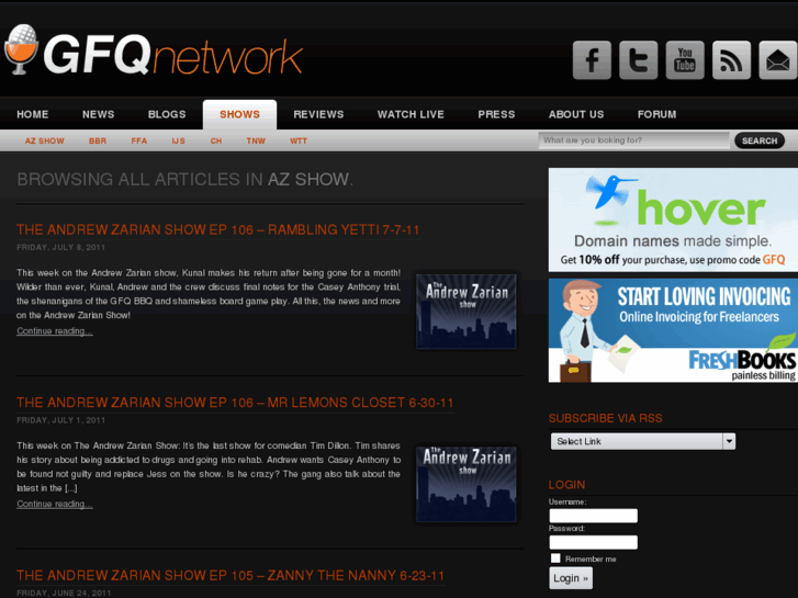 www.andrewzarianshow.com
