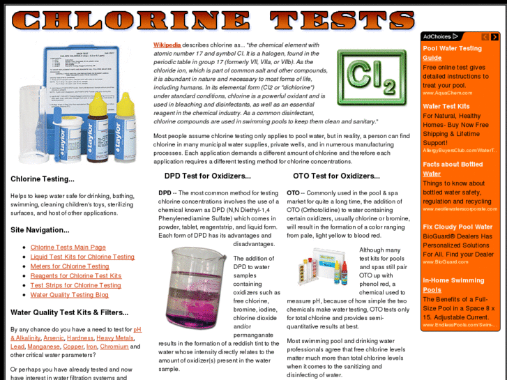 www.chlorinetests.com