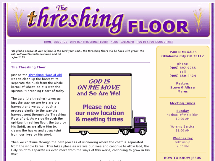 www.thethreshingfloor.info