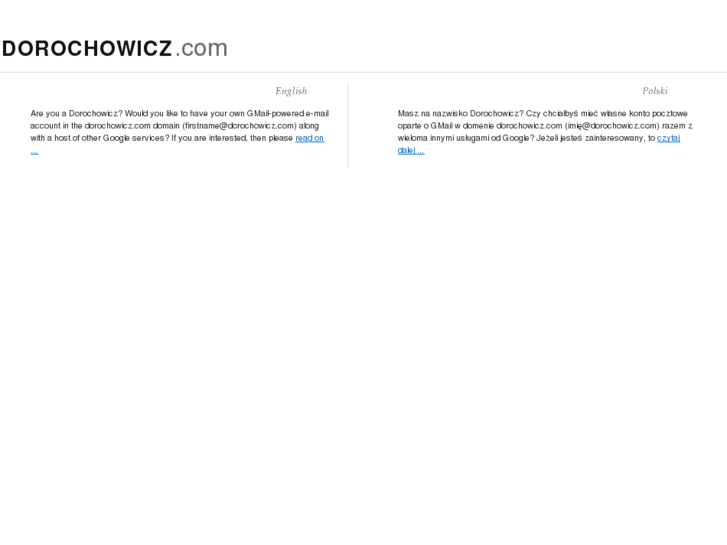 www.dorochowicz.com